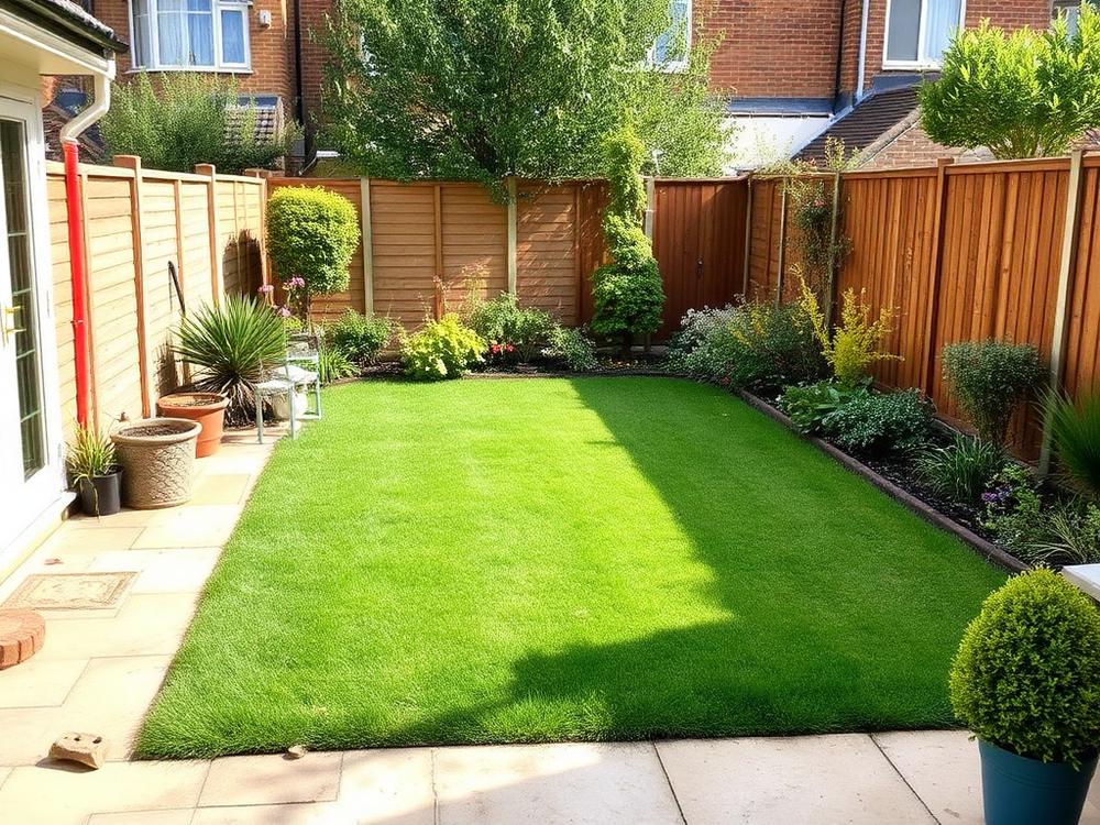 After garden clearance in London