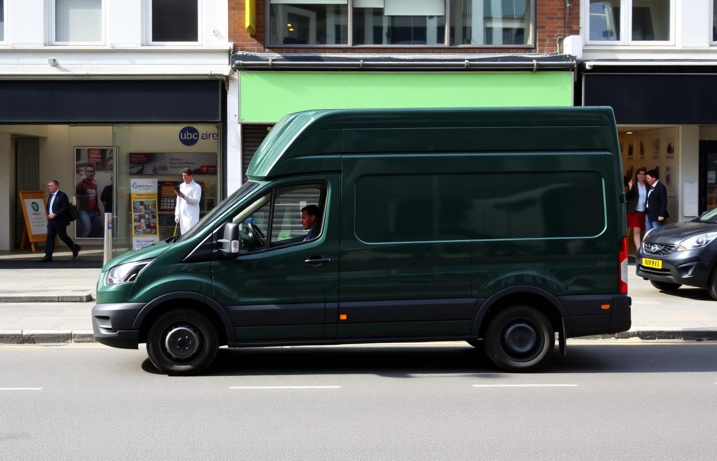 We Move Junk collection vehicle on a London high street